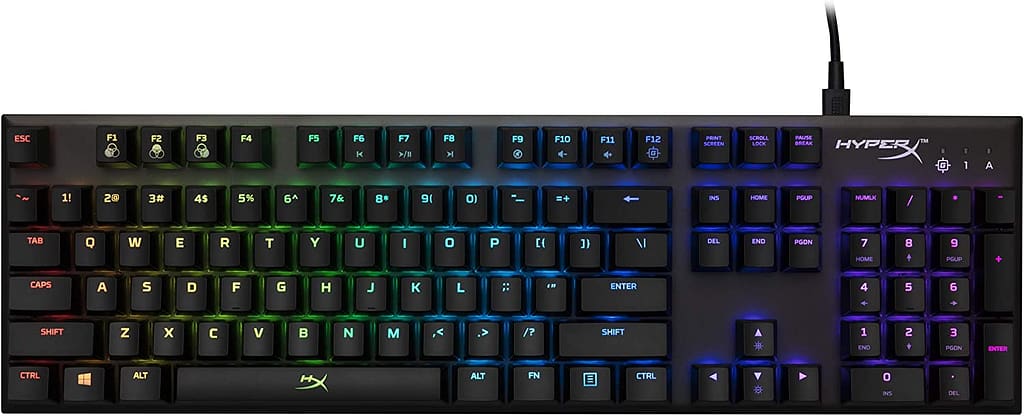best HyperX Alloy FPS RGB, Mechanical Gaming Keyboard