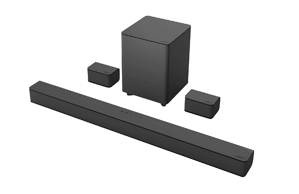 VIZIO V-Series 5.1 Home Theater Sound Bar with Dolby Audio, Bluetooth, Wireless Subwoofer