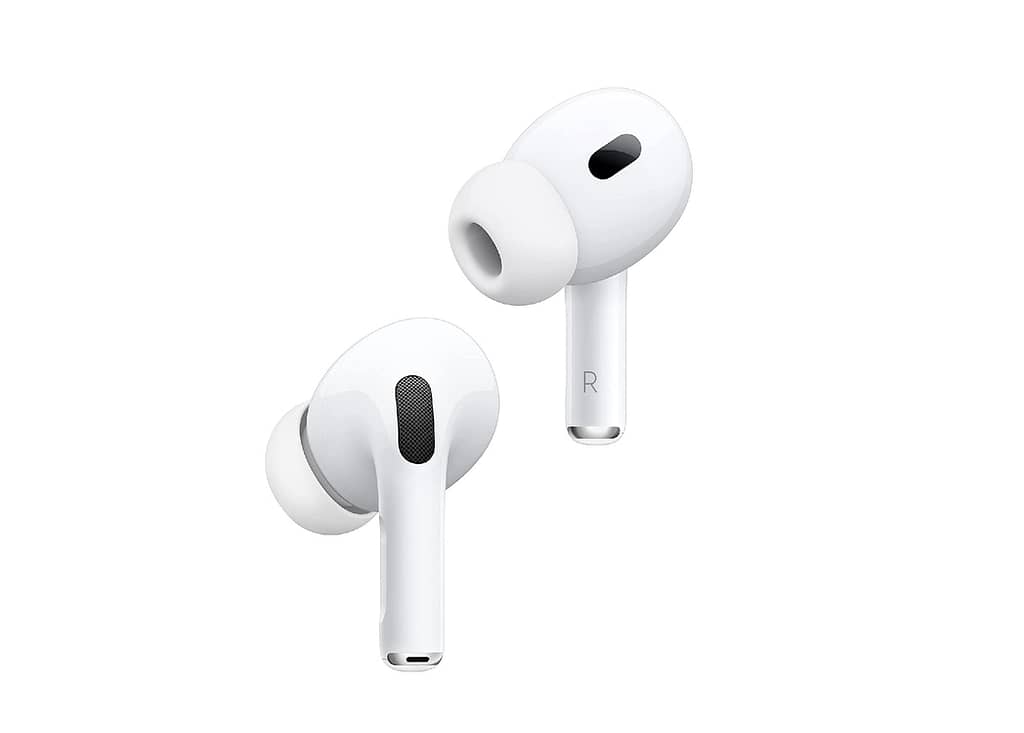 Apple AirPods Pro (2nd Generation) Wireless Earbuds, Up to 2X More Active Noise Cancelling, Adaptive Transparency.