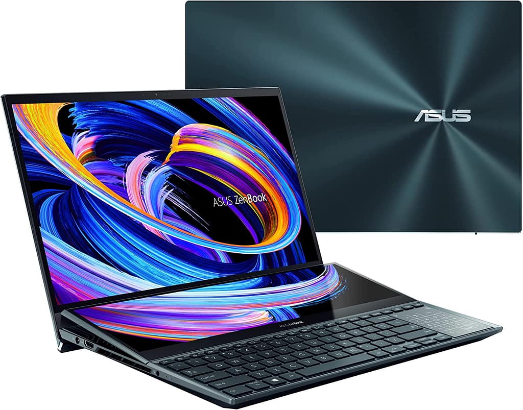 ASUS ZenBook Pro Duo 15 OLED UX582 Laptop, 15.6” 4K Touch Display