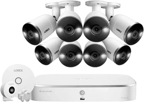 Lorex 4K Ultra HD IP NVR System with 8 Outdoor 4K IP Cameras