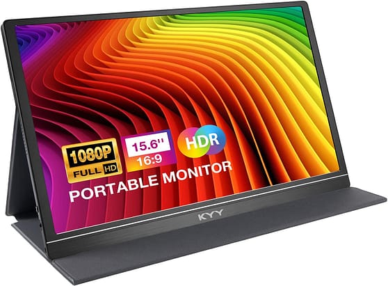 KYY Portable Monitor 15.6'' FHD 1080P