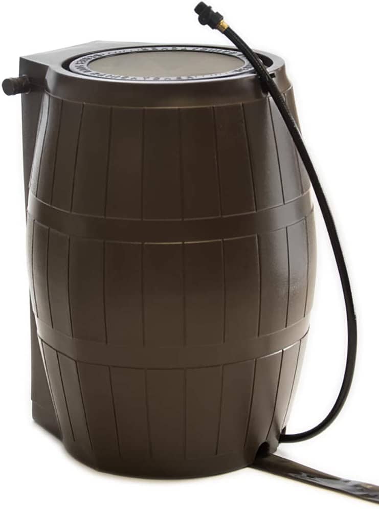 FCMP Outdoor RC4000 50-Gallon Heavy-Duty Outdoor Home Rain Catcher Barrel