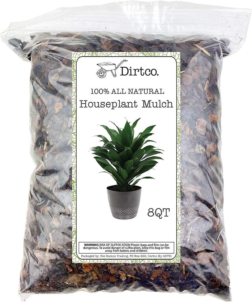 Houseplant Mulch - Small bark Wood Chips for Indoor